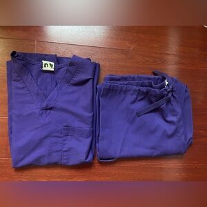 Purple Scrub Set